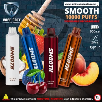 Smooth 10,000 Disposable Vape - Grape Ice / 20 mg