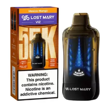 Mexico Mango Disposable Vape (55000 Puffs) by Lost Mary VIZ 55K