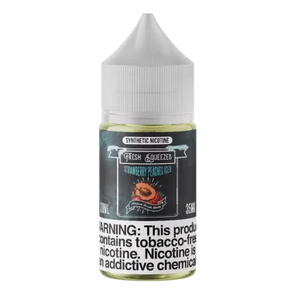 30ML | Strawberry Peaches ICED by Fresh Squeezed TFN Salts - Size#30ML~Strength#35MG
