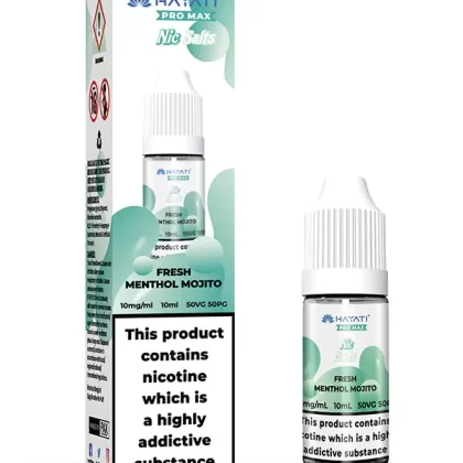 Hayati Pro Max Fresh Menthol Mojito Nic Salt E-Liquid 10ml