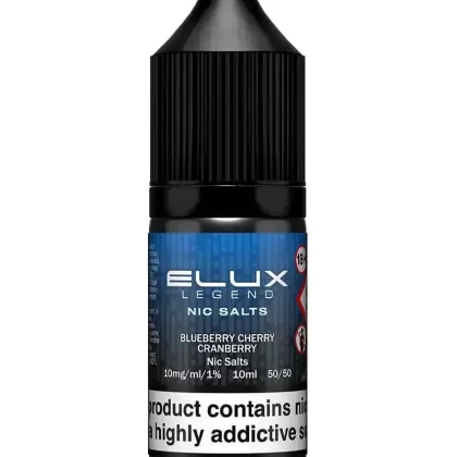 Elux Legend Blueberry Cranberry Cherry Nic Salt Vape Juice - 20mg