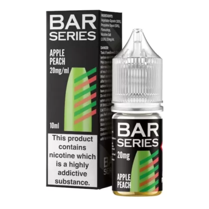 Apple Peach Nic Salt E-Liquid by Bar Series (10ml) - 5mg