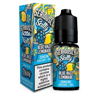 Seriously Salty SODA Blue Razz Lemonade Nic Salt E-Liquid - 10mg