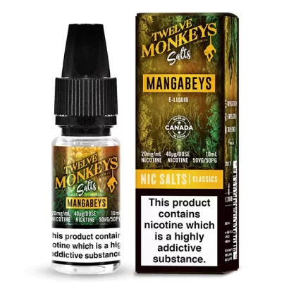 Twelve Monkeys Mangabeys Nic Salt E-Liquid