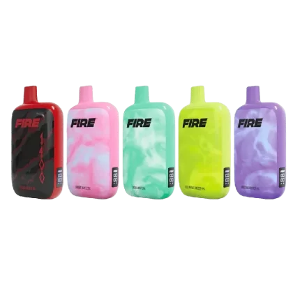 FIRE BOOST Disposable (12,000 Puffs) 20ml Liquid | Short Circuit Protection - Flavors#Fuji Apple Freeze>Tigers Blood>Aloe Grape>Strawnana Freeze>Strawmelon Burst>Yummy Bear>Nana Taffy ICE>Wa