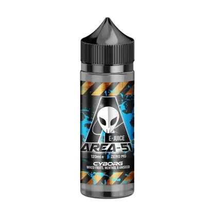 Area 51 Cyborg 100ml Shortfill E-Liquid - O Nic Shots