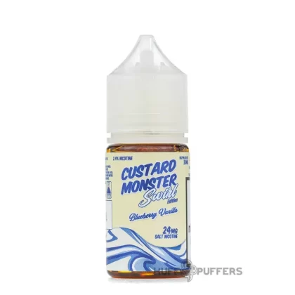 Custard Monster Swirl Edition Salt – Blueberry Vanilla 30mL - Vape Product, Vape Product (0BC91B)