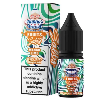 Nanna's Secrets Mango Lime Nic Salt E-Liquid