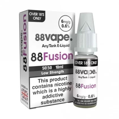 88vape Fusion E Liquid – AnyTank Series (10ml)