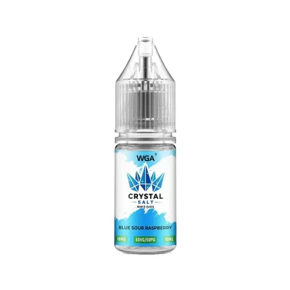WGA Crystal Blueberry Sour Respberry Nic Salt - 10 Pack - 20mg