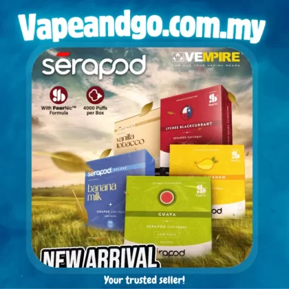 Serapod Cellera 4-in-1 Prefilled Cartridge Pack - Vapeandgo Com My