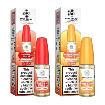Bar Soltz Nic Salt E Liquid 10ml