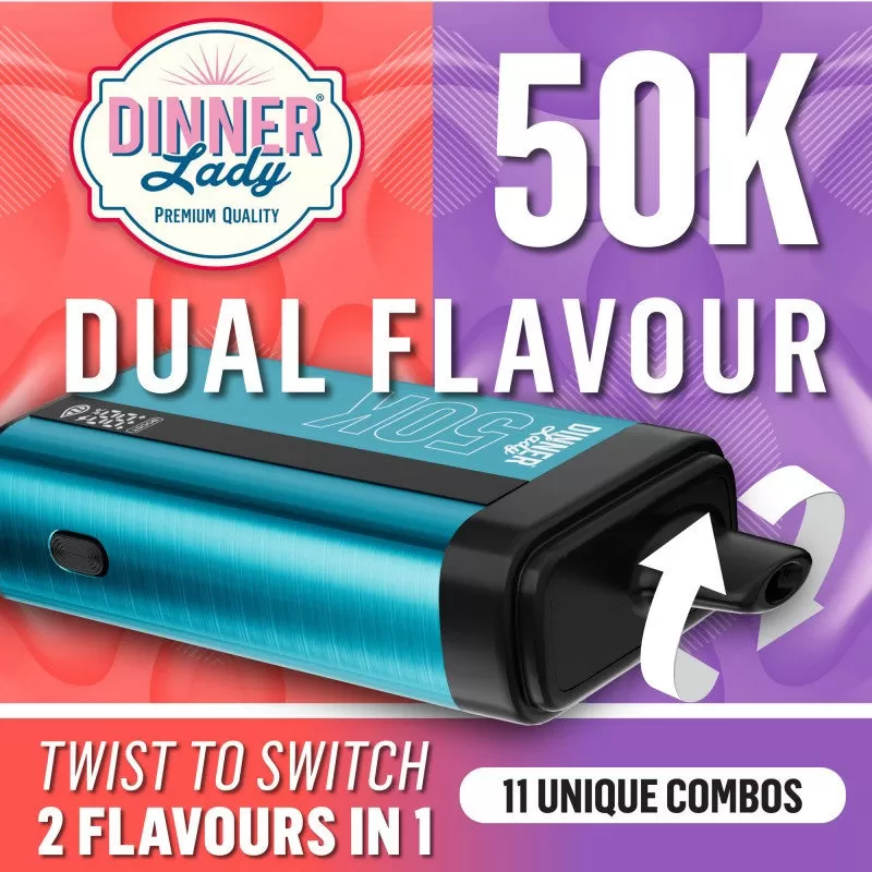 Dinner Lady ROW 50K - Frozen Strawberry & Frozen Watermelon - Vapeciga - Image 3