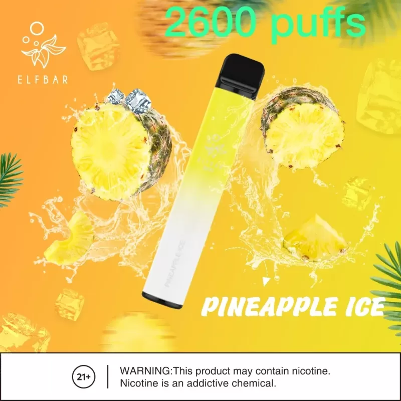 ELF BAR 2600 Disposable Pod Device 1050mAh - Banana Milk, Blue Razz Lemonade - Image 2