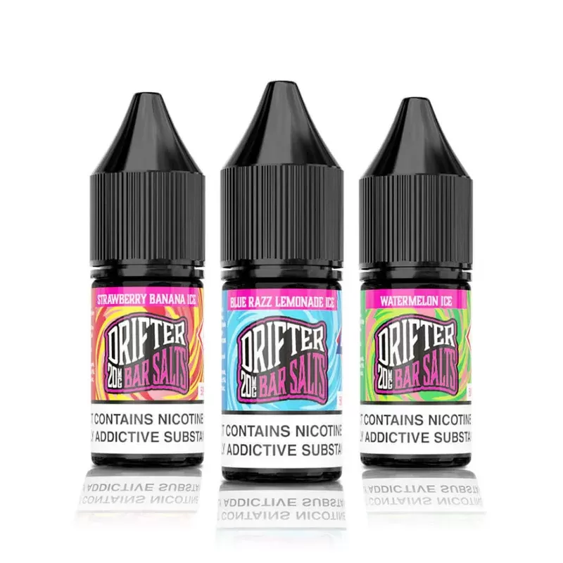 Drifter Bar Salt Nic Salt E Liquid Watermelon Apple - Nicotine Strength#20mg>10mg>5mg (AF9719)