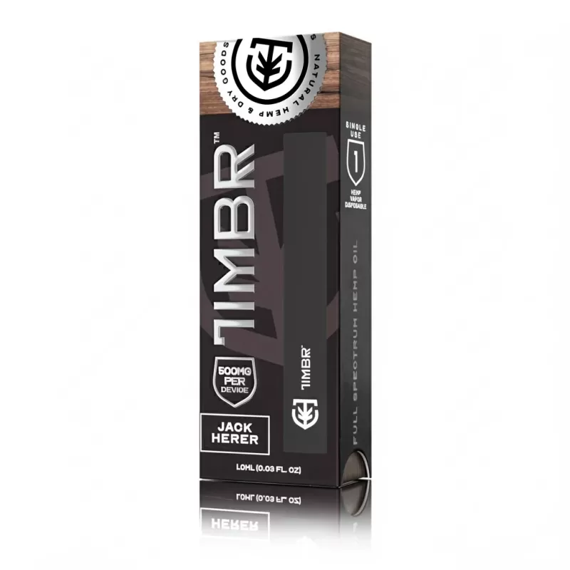 Timbr CBD Desechable 150 Puffs 500mg Espectro Completo