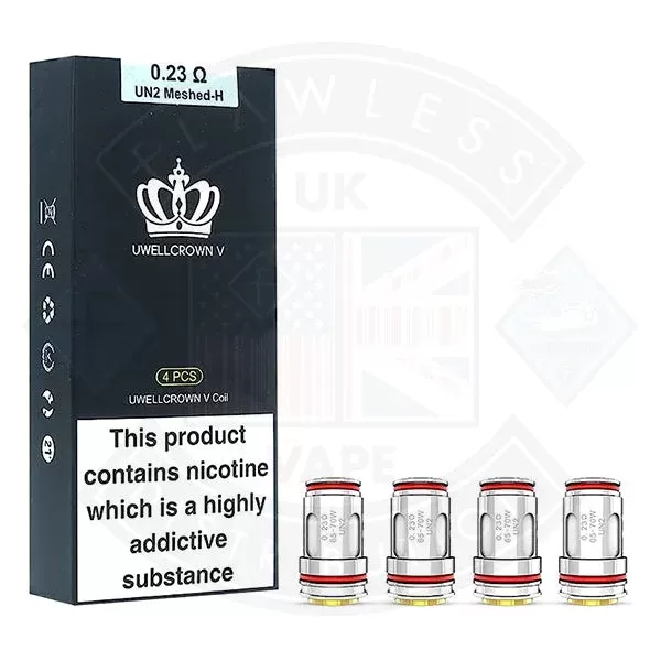 Uwell Crown V Coils 4pk - Size#0.23ohm>0.3ohm