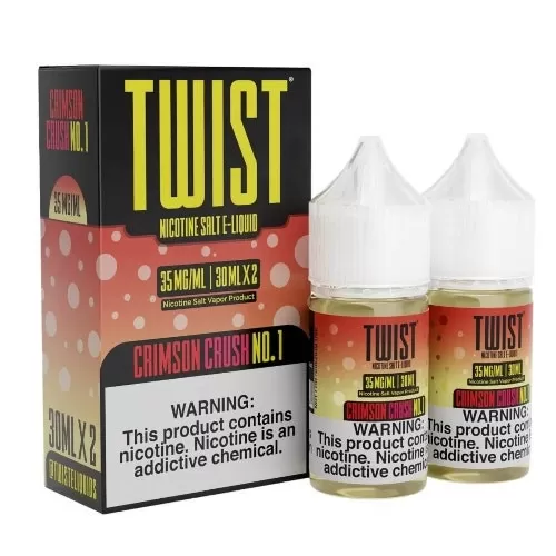 Twist E-Liquid Salts – Crimson Crush No. 1 2x30ml - Vape Product, Vape Product