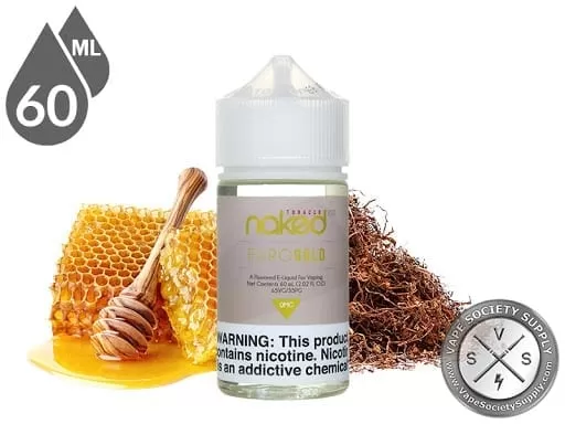 Euro Gold Naked 100 Tobacco 60ml - Vape Product, Vape Product; NCDOR