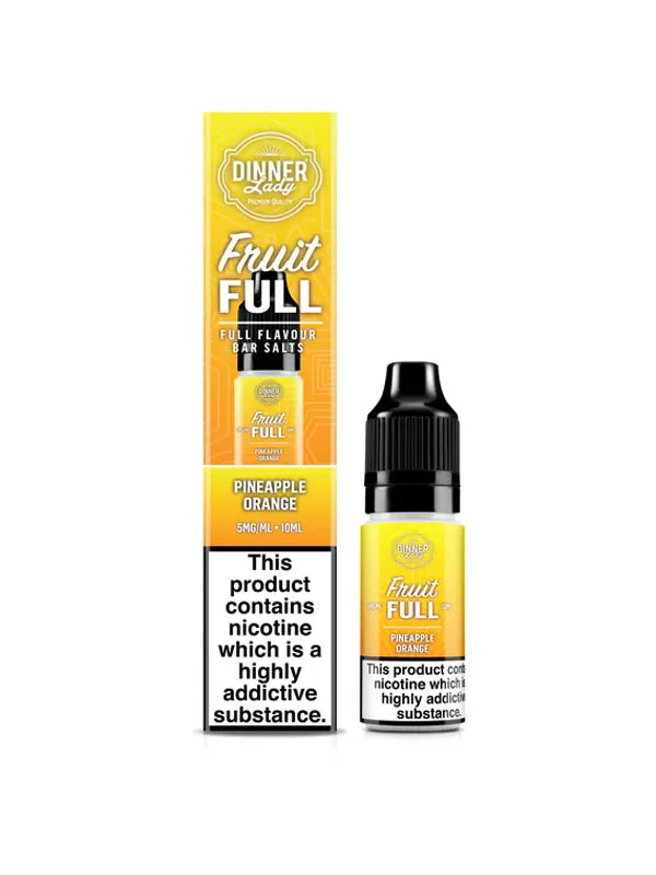 Pineapple Orange Fruit FULL Nic Salt E-Liquid by Dinner Lady - 10mg - Image 2
