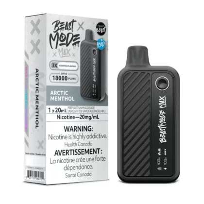 Beast Mode Max 18K Arctic Menthol Iced Disposable Vape