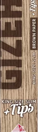 Zigarettenpapier Gizeh Brown King Size Slim+Tip
