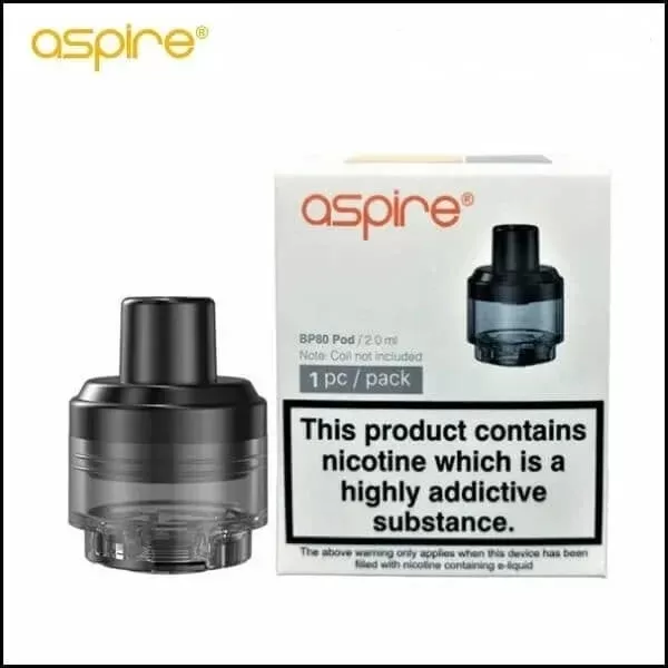 Aspire BP80 4.6ml Replacement Pod 1 Pack - Ejuicewarehouse