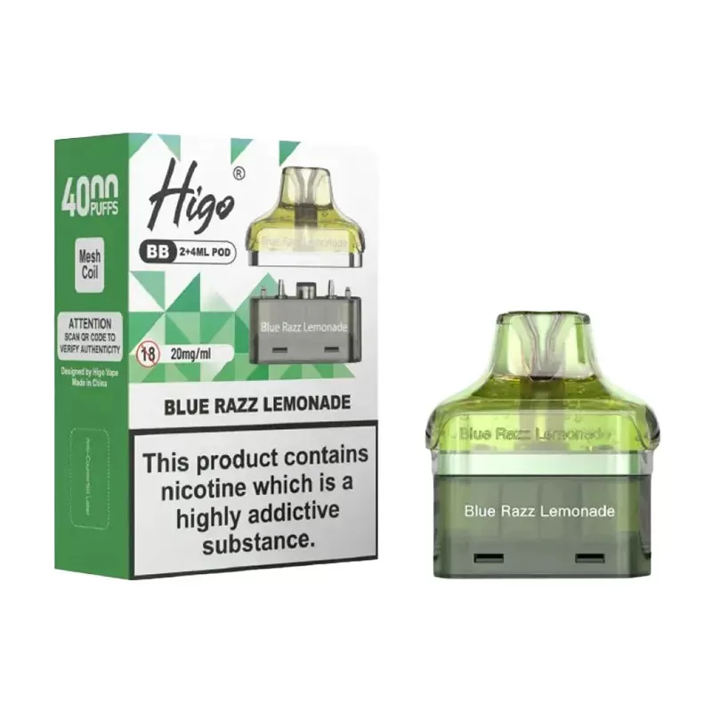 Higo BB 4000 Puffs Prefilled Pods - Box of 5 - Mango Orange Huba (New) - Image 3