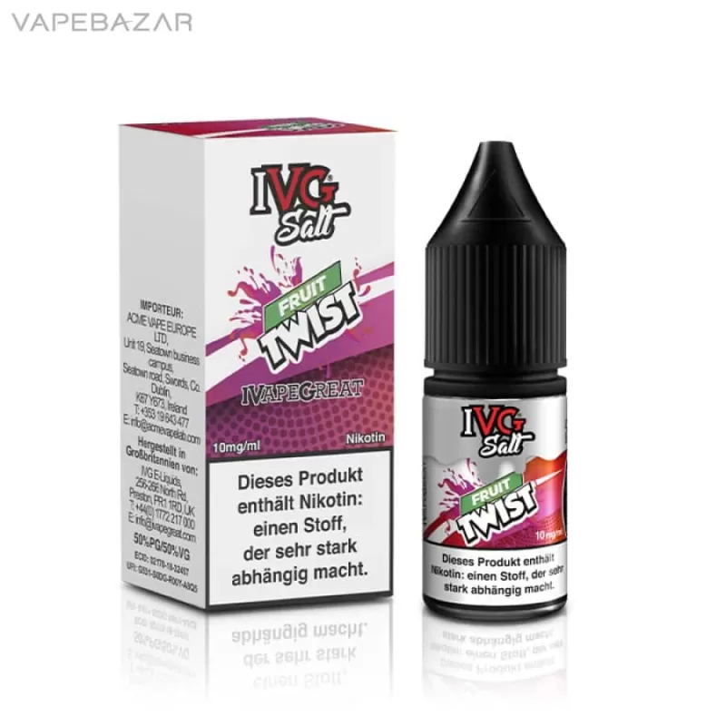IVG Salt Liquid – Fruit Twist - 20mg/ml, 10mg/ml - Image 2