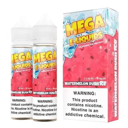 Watermelon Rush Ice by MEGA eJuice 2X 60ml - 6MG