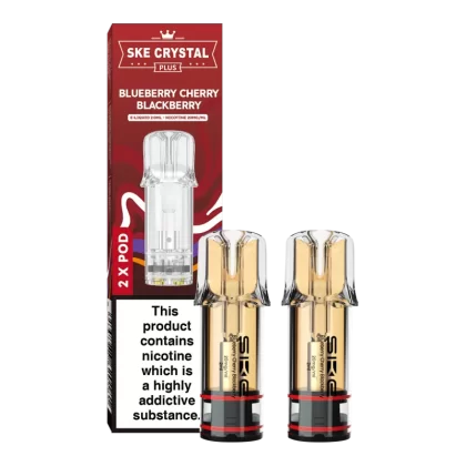 Blueberry Cherry Blackberry SKE Crystal Plus Pods - 20mg - Vape Product