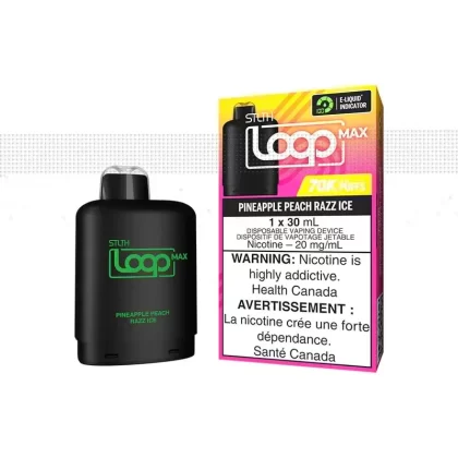 STLTH LOOP MAX POD PACK – PINEAPPLE PEACH RAZZ ICE