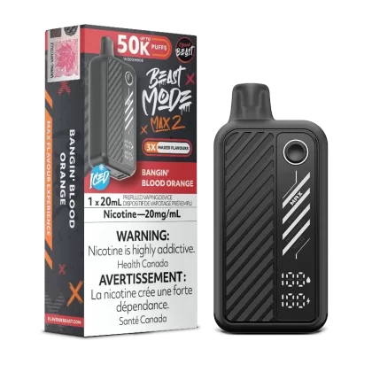Beast Mode Max 2 50K Bangin’ Blood Orange Iced By Flavour Beast