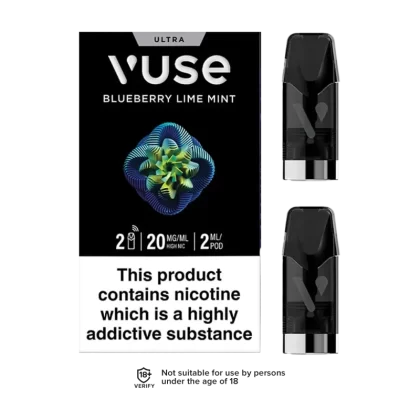 Blueberry Lime Mint Vuse Ultra Smart Pod - Vapeshop Co