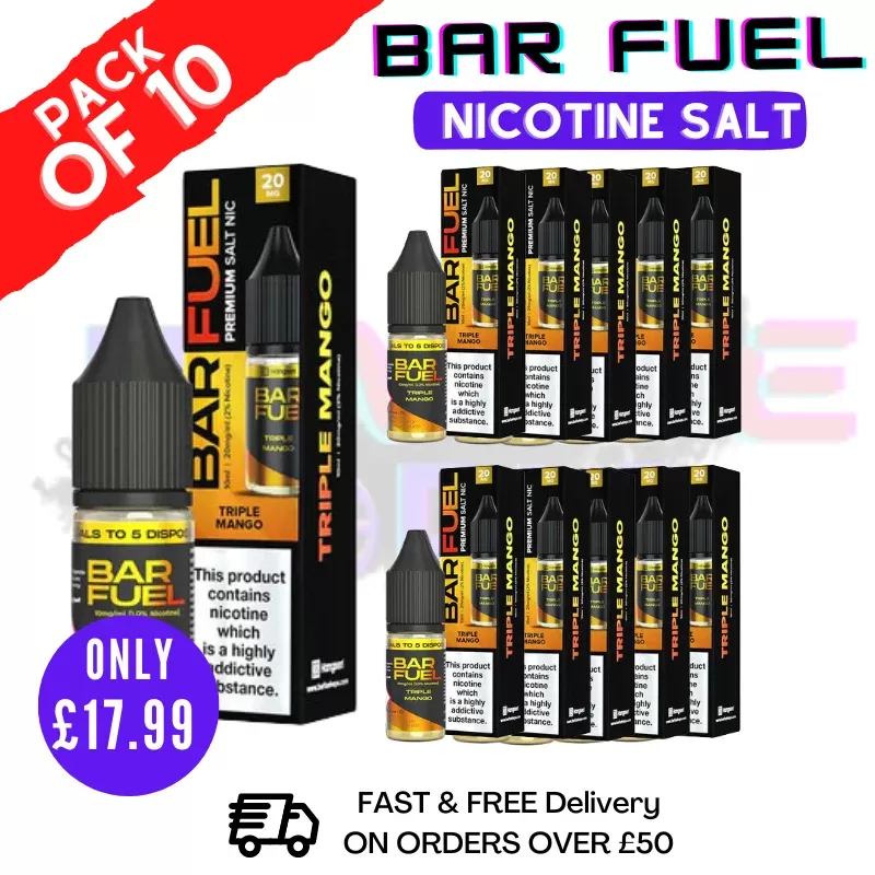 Triple Mango Bar Fuel Nic Salt BOX OF 10