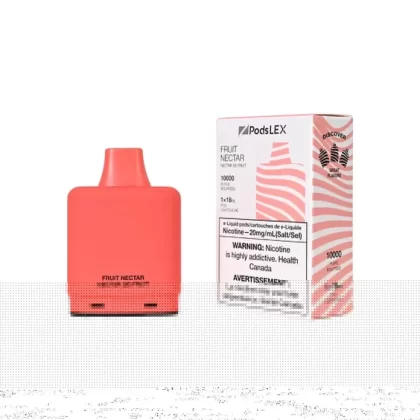 ZPODS LEX Pod System – 10K Puff Vape Pods – Fruit Nectar - Eliquidsupply