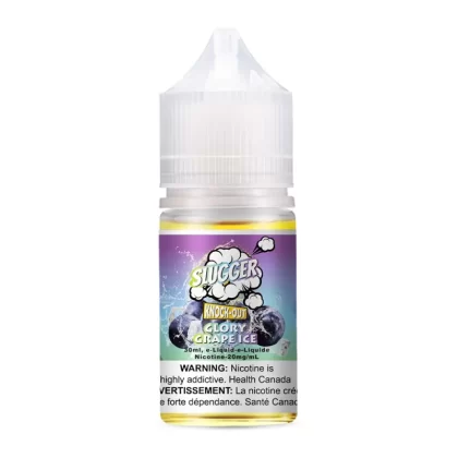 Slugger Knockout Glory Grape Ice 30ml - Vapebazaar Pk