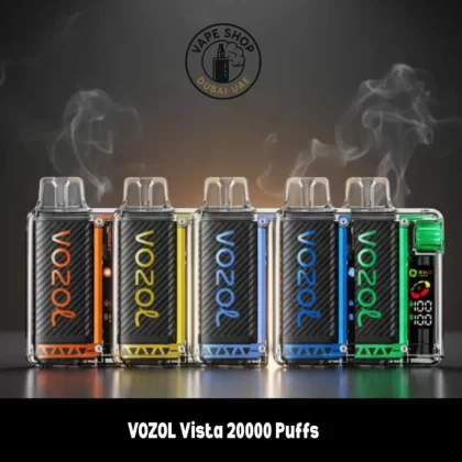 VOZOL Vista 20000 Puffs Disposable Vape in Dubai - Vape Product, BOX OF 10 PCS; Blue Razz Ice, Cherry Cola (4D3677)