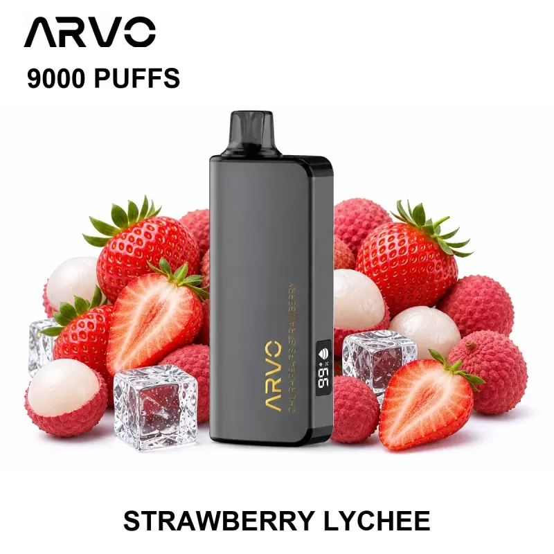 ARVO 9000 PUFFS – Strawberry Lychee - Vape Store