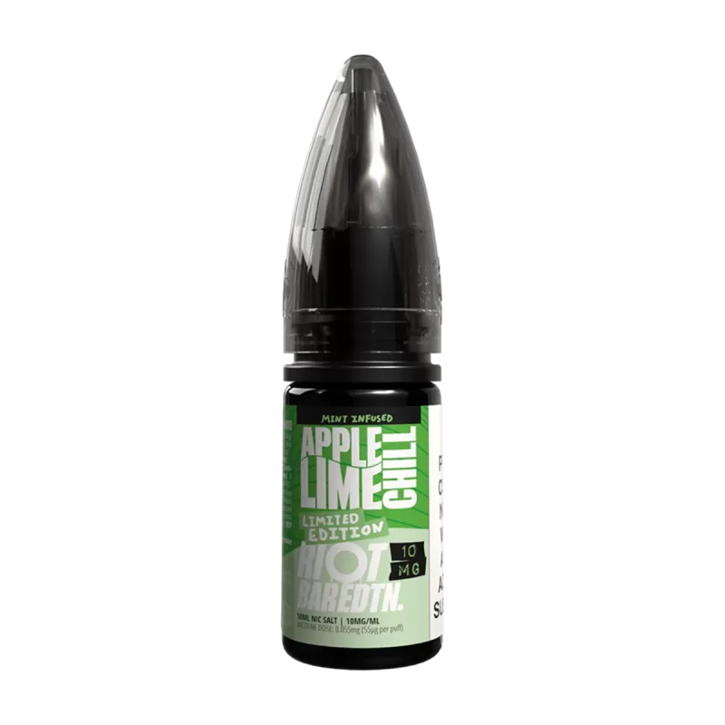 Apple Lime Chill Riot Bar EDTN Nic Salt 10ml - 20mg - Vape Product (DBABB9)
