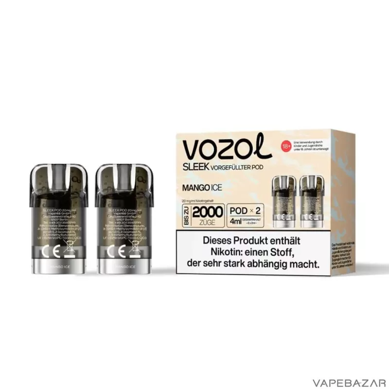 Vozol Sleek Pods – Mango Ice - Image 3