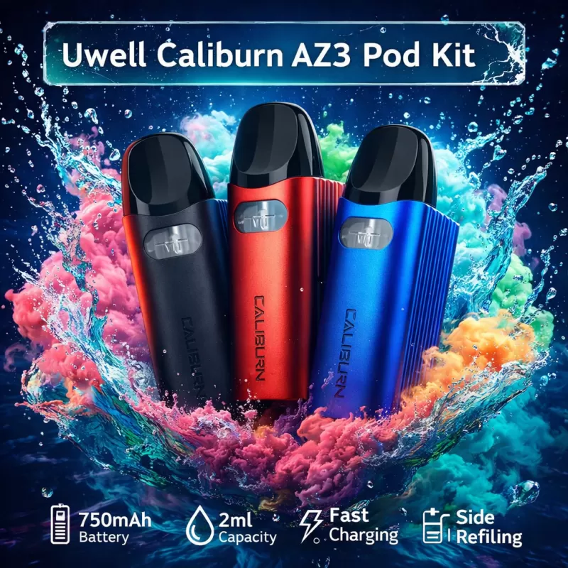 Uwell Caliburn AZ3 Pod Kit - Pink - Vapeciga