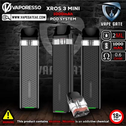 VAPORESSO XROS 3 MINI 1000mAh POD SYSTEM - Space Gray