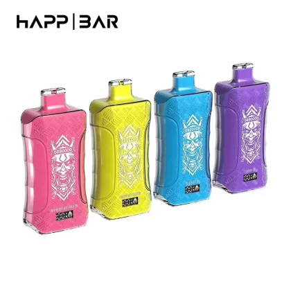 Happ Bar GR30000 | 30000 puffs, 30ml, LED display, 22 options, Type-C rechargeable, bulk disposable vape - Aiviouvapes