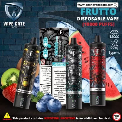 FRUTTO Disposable Vape (18000 Puffs) - 50 mg / Cola Ice