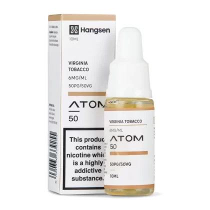 Virginia Tobacco E-Liquid Atom 50 Series by Hangsen (10ml) - 6mg