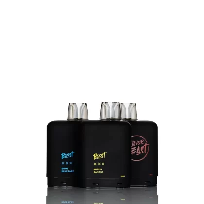 Flavor Beast Boost Pods 25000 Puffs (Battery sold Separately) - Bussin' Banana Iced