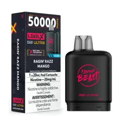 Level X Flavour Beast G2 Ultra – Ragin’ Razz Mango