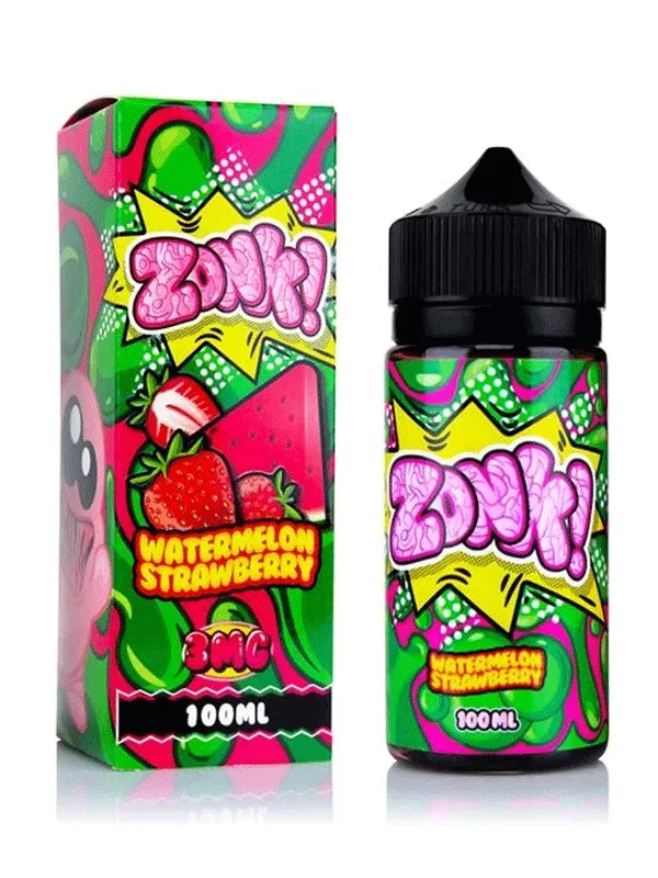ZONK Watermelon Strawberry E-Liquid 120ml - 0mg