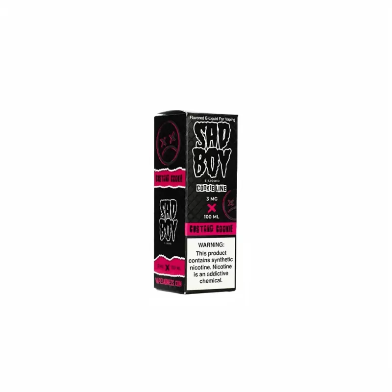 Sadboy TFN E-liquid – Custard Cookie – 100ml | Dessert - Image 3